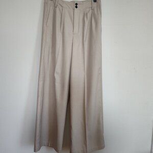 Ladies SZ 4 Madewell Tan Harlow Wide-Leg Pant